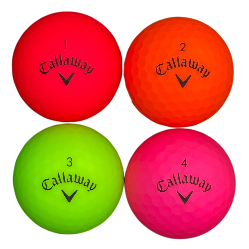 Callaway Supersoft Matte Color Mix - 100 Pack | Premium Used Golf Balls | Golf Ball Planet