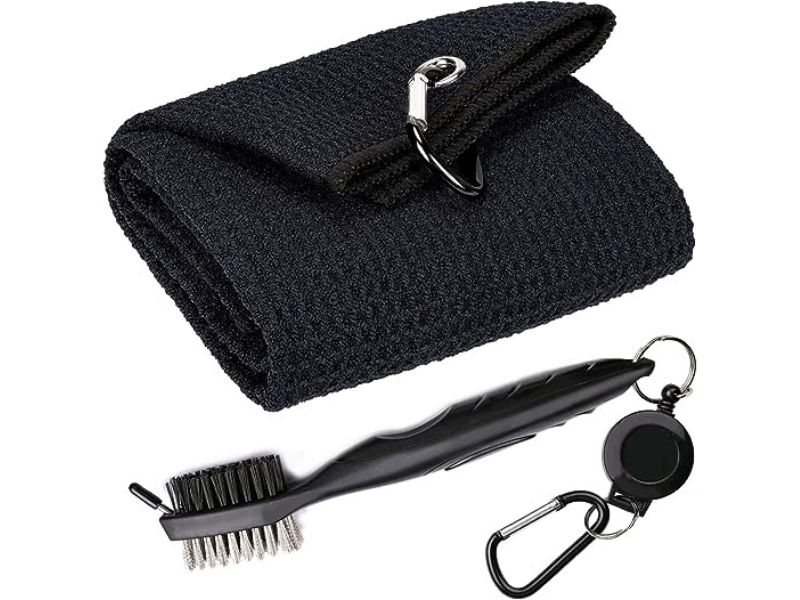 Arbor Golf Towels, Kit with Club Groove Cleaner