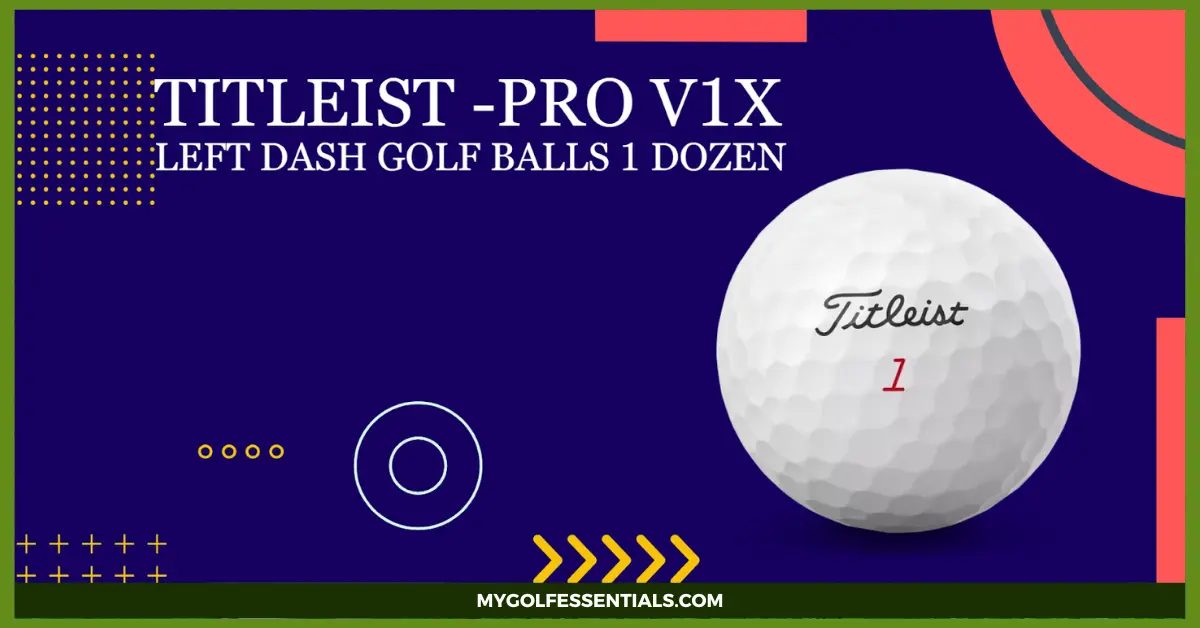 Titleist Pro V1x Left Dash Golf Balls 1 Dozen