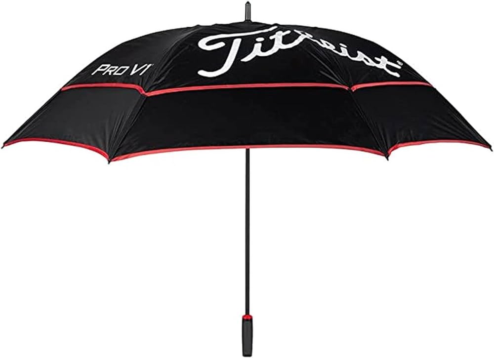 Titleist Jet Black Tour Double Canopy Golf Umbrella