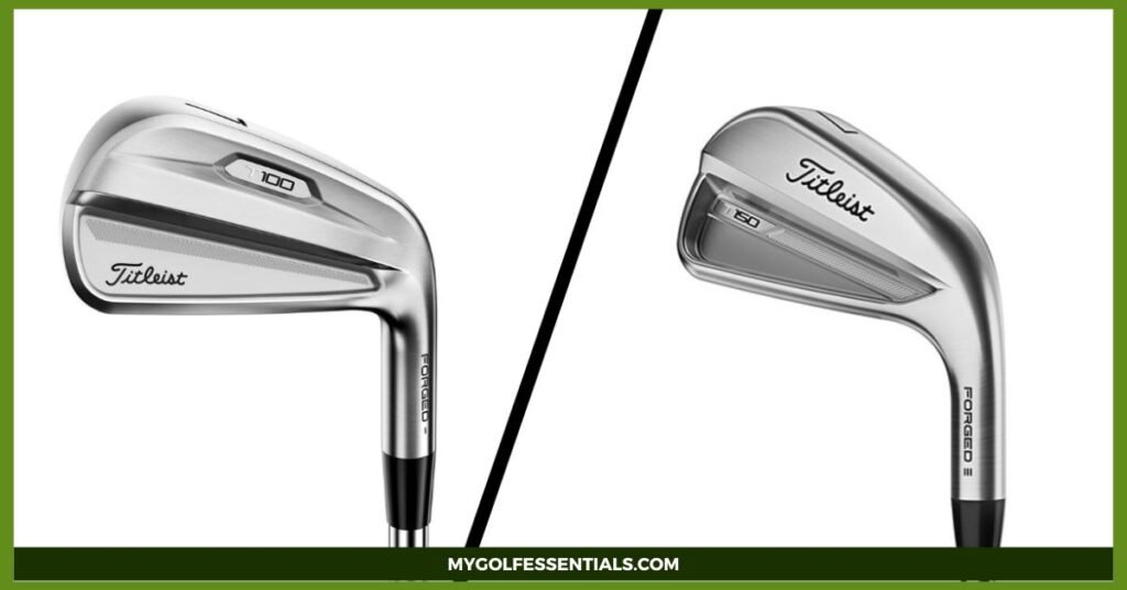 Titleist-T100-Irons-Vs-T150-Irons-2023-An-In-Depth-Comparison