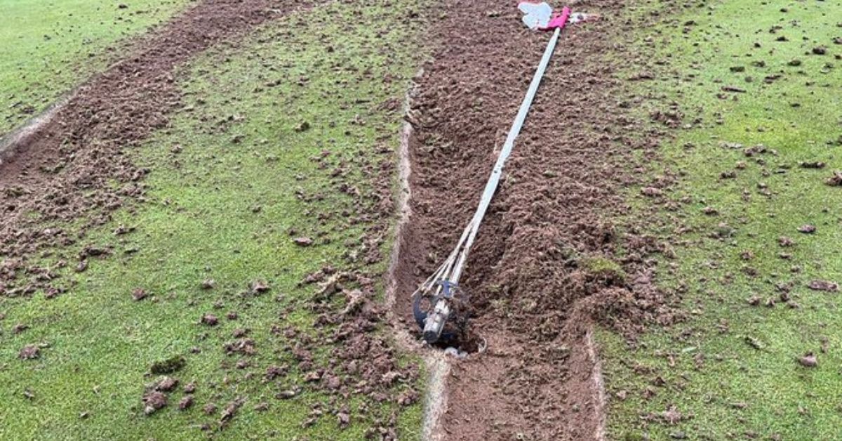 Mindless Damage Inflicted on Thorndon Park Golf Club by Vandals on Quad Bikes  