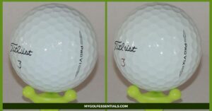 Titleist Pro V1 and Pro V1x