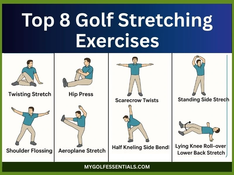 Top 8 Golf Stretching Exercises You Could Try Out to Improve Your Golf Game and Reduce Injuries