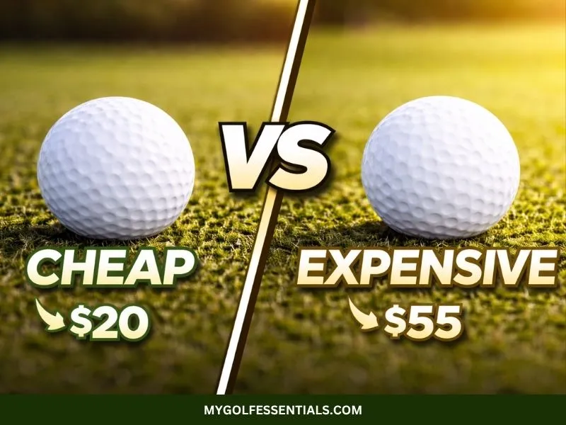 Cheap vs expensive golf balls
