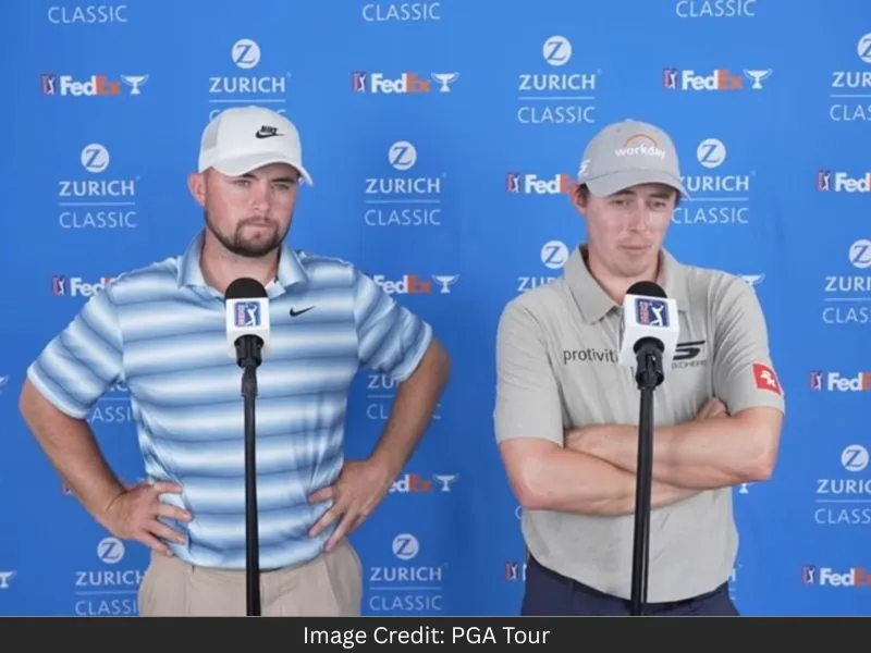 Matt and Alex Fitzpatrick at 2026 Zurich Classic